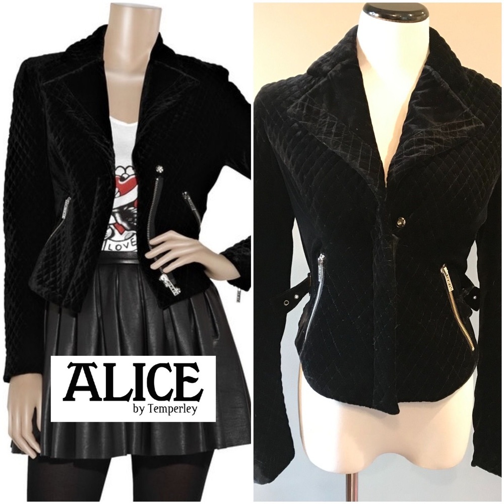 Alice by Temperley ‘Lynnet’ biker jacket sz 6